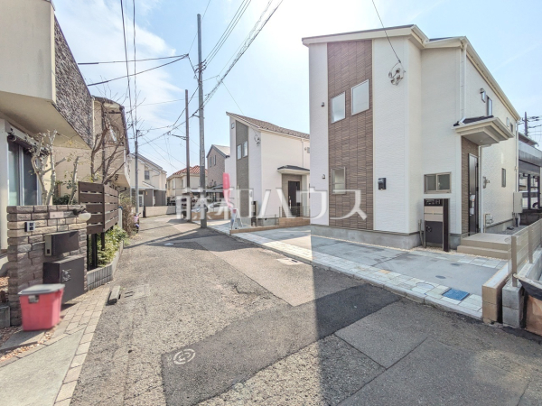 接道状況および現場風景　【小金井市東町５丁目】