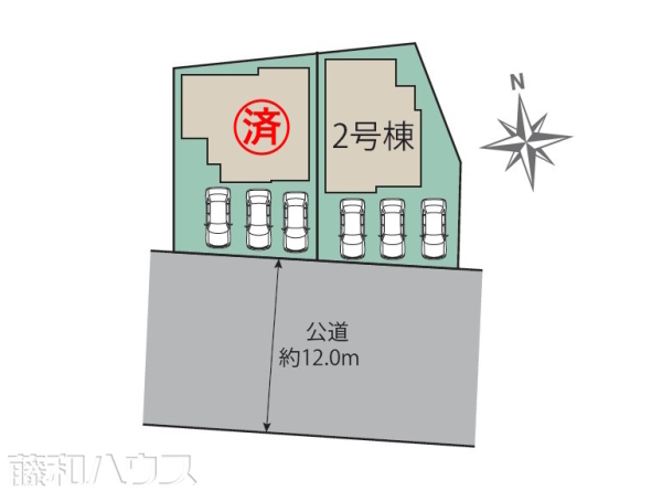 全体区画図　【春日井市上田楽町】