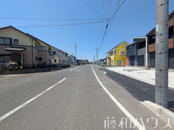 接道状況および現場風景　【春日井市上田楽町】