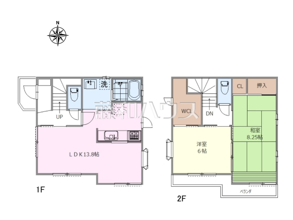 間取図　【三鷹市深大寺２丁目】