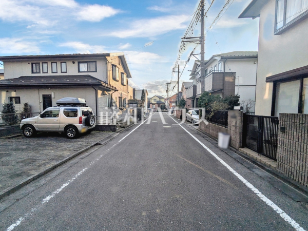 接道状況および現場風景　【町田市小山ヶ丘５丁目】