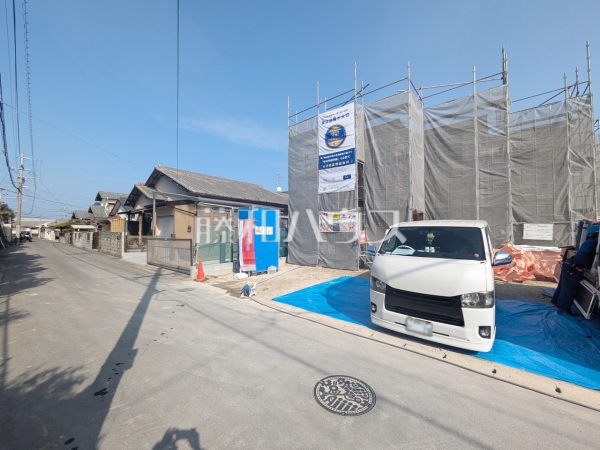 接道状況および現場風景　【福岡市西区拾六町４丁目】