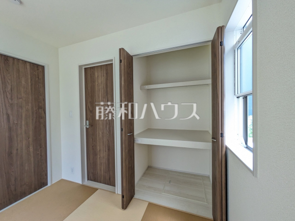 3号棟　和室の押入収納　【国分寺市西町５丁目】全居室収納スペース付き　