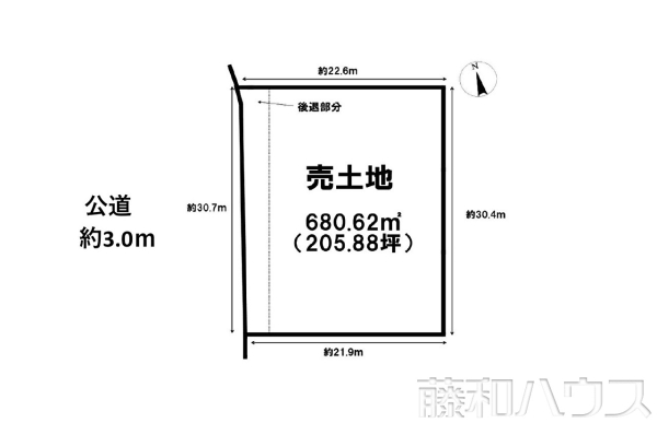 全体区画図　【春日井市牛山町】