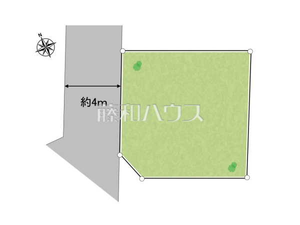 全体区画図　【多摩市落川】
