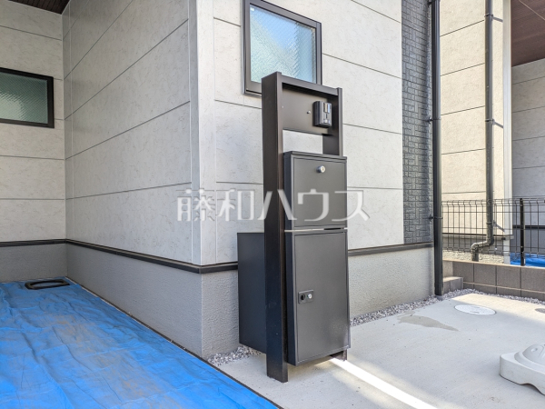 2号棟　TVモニター付きインターホン・郵便ポスト・宅配ボックス　【小平市学園西町２丁目】