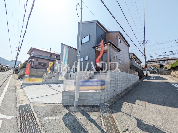 接道状況および現場風景　【福岡市西区野方５丁目】
