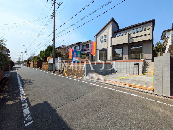 接道状況および現場風景　【八王子市南陽台３丁目】