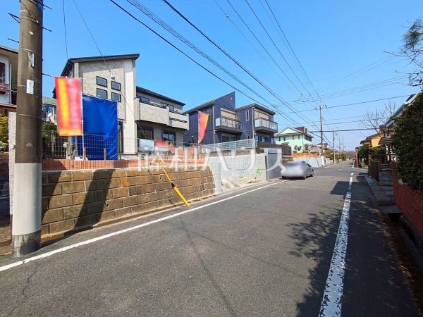 接道状況および現場風景　【八王子市南陽台３丁目】