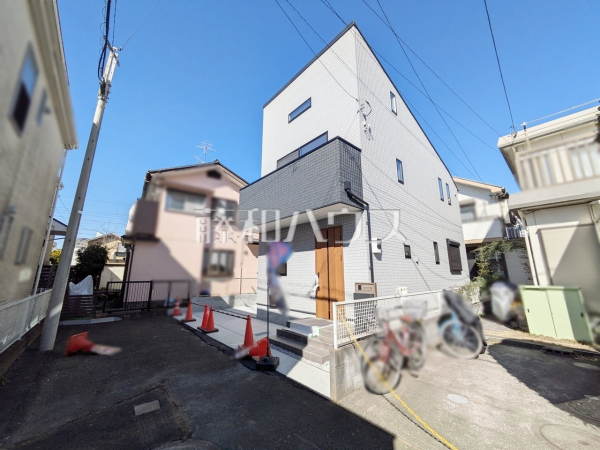 接道状況および現場風景　【小金井市前原町１丁目】