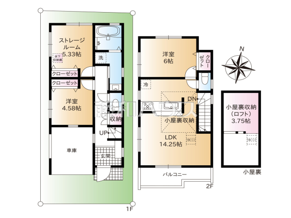 間取図　【練馬区関町東１丁目】