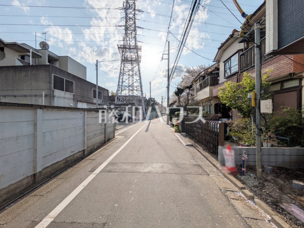 接道状況および現場風景　【練馬区関町東１丁目】