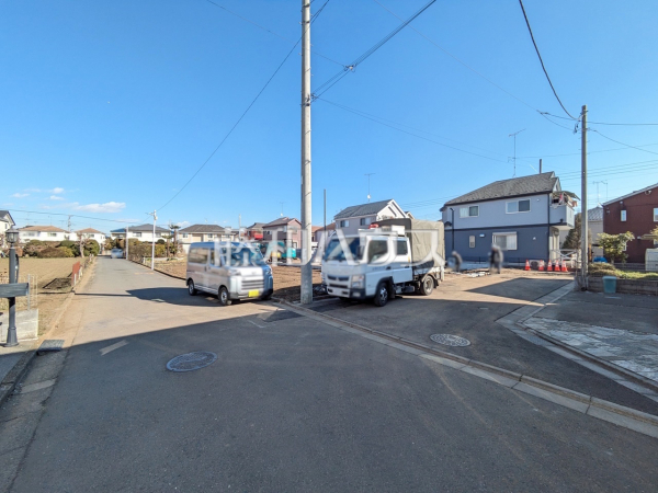 接道状況および現場風景　【昭島市中神町１丁目】
