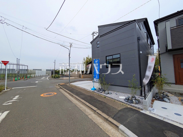 接道状況および現場風景　【三鷹市北野１丁目】