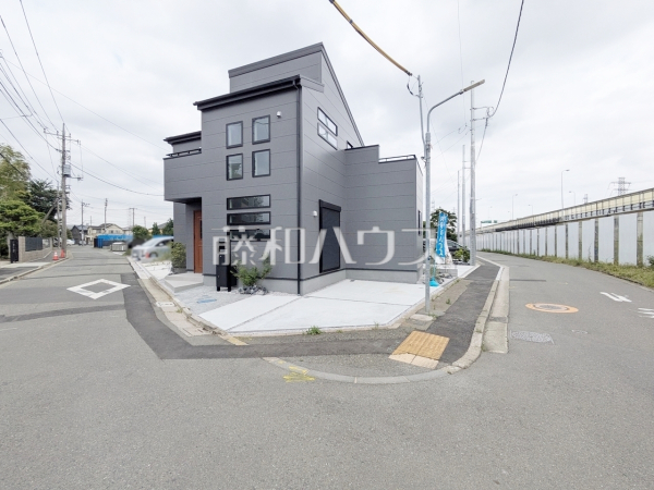 接道状況および現場風景　【三鷹市北野１丁目】