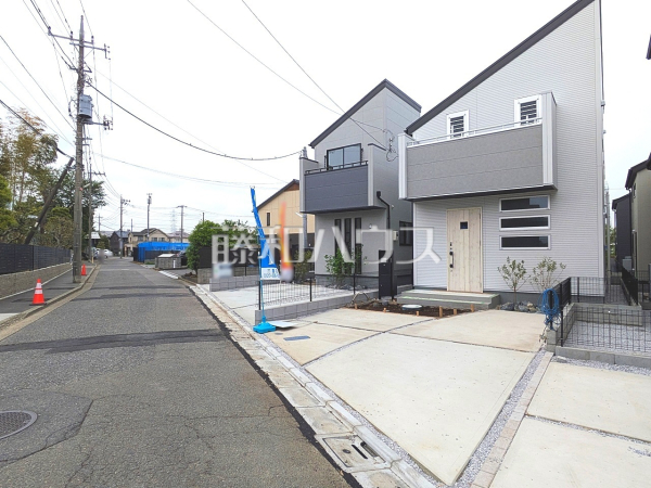 接道状況および現場風景　【三鷹市北野１丁目】