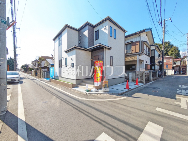接道状況および現場風景　【小平市津田町２丁目】