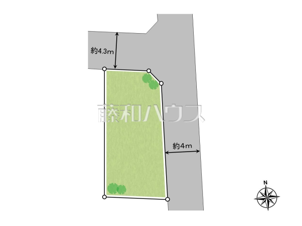 区画図　【小平市津田町２丁目】