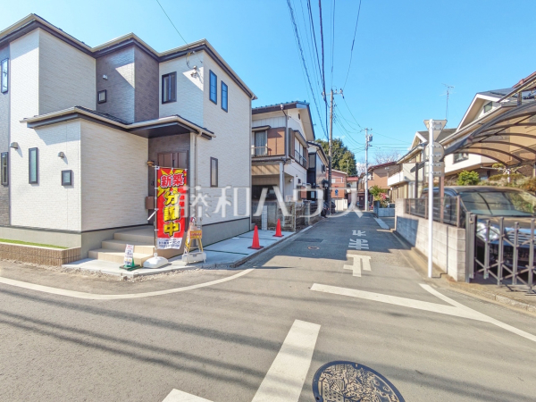 接道状況および現場風景　【小平市津田町２丁目】