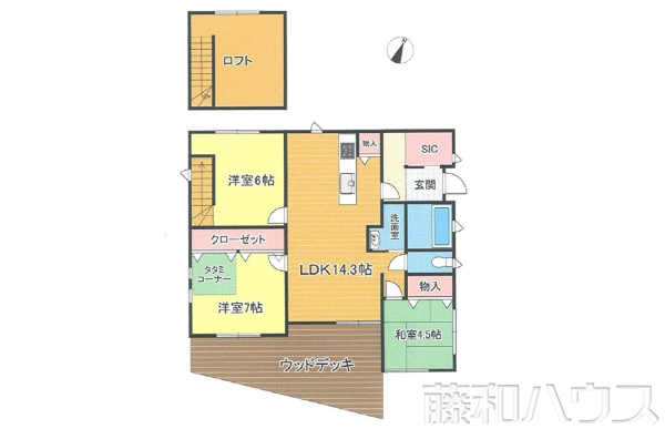 間取図　【春日井市勝川町４丁目】