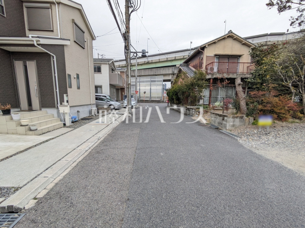 接道状況および現場風景　【春日井市勝川町４丁目】