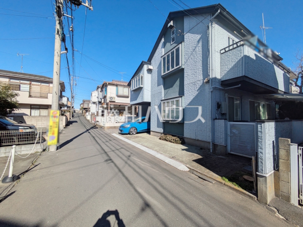 接道状況および現場風景　【小平市仲町】