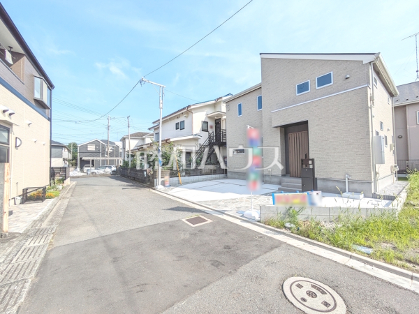 接道状況および現場風景　【八王子市中野町】