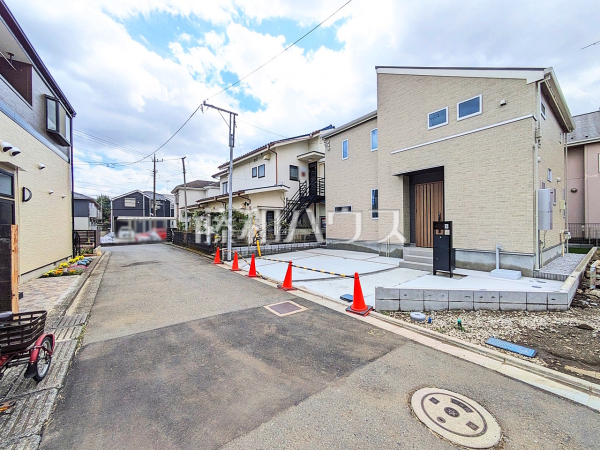 接道状況および現場風景　【八王子市中野町】