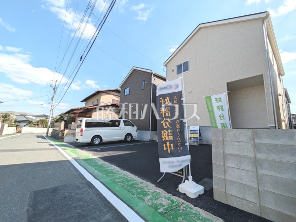 接道状況および現場風景　【福岡市城南区樋井川６丁目】