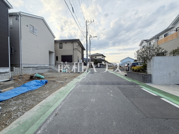 接道状況および現場風景　【福岡市城南区樋井川６丁目】