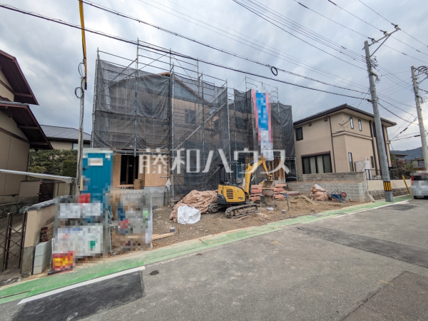 接道状況および現場風景　【福岡市城南区樋井川６丁目】