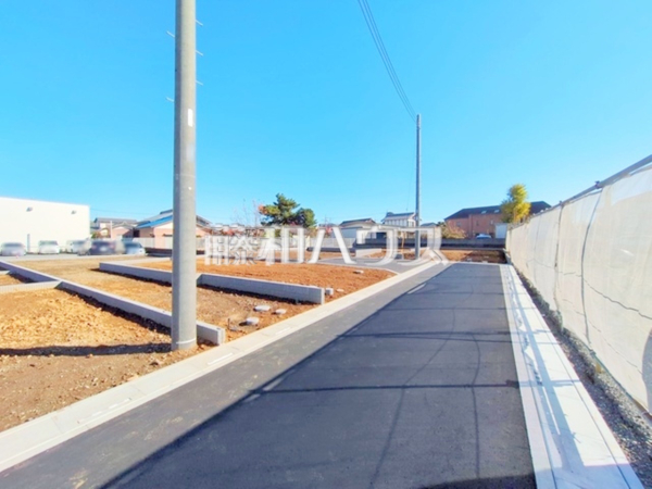 接道状況および現場風景　【朝霞市田島２丁目】