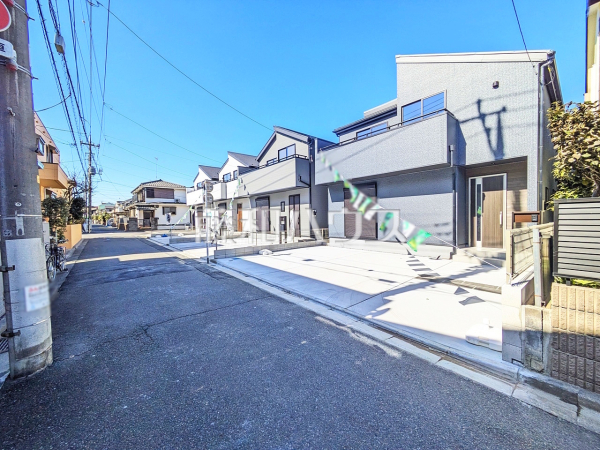 接道状況および現場風景　【新座市片山１丁目】