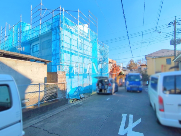 接道状況および現場風景　【新座市片山１丁目】