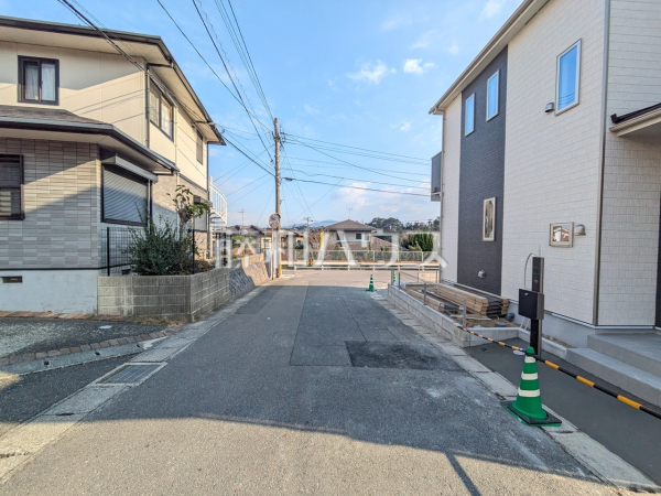 2号棟　接道状況および現場風景　【福岡市西区野方５丁目】