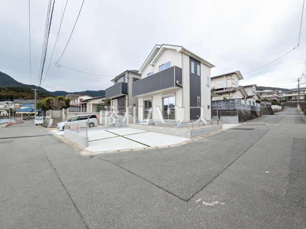 2号棟　接道状況および現場風景　【福岡市西区野方５丁目】