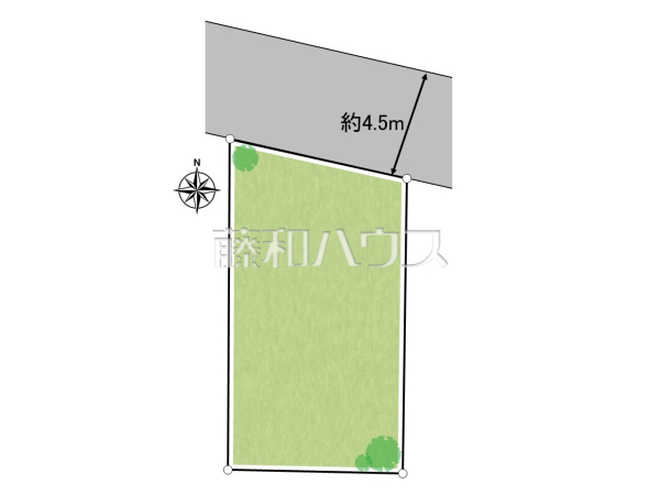 全体区画図　【中野区中野２丁目】