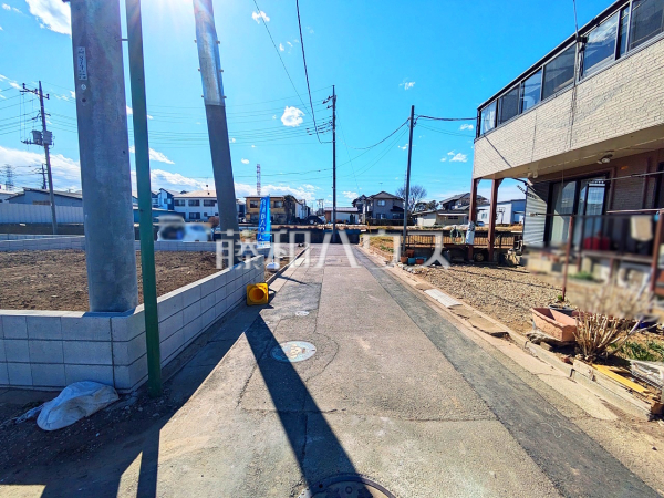 接道状況および現場風景　【朝霞市田島２丁目】