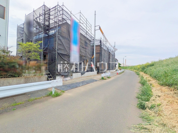 接道状況および現場風景　【朝霞市田島２丁目】