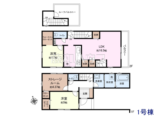 間取図　【昭島市昭和町４丁目】