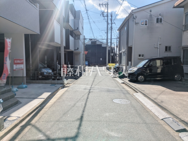 接道状況および現場風景　【朝霞市宮戸２丁目】