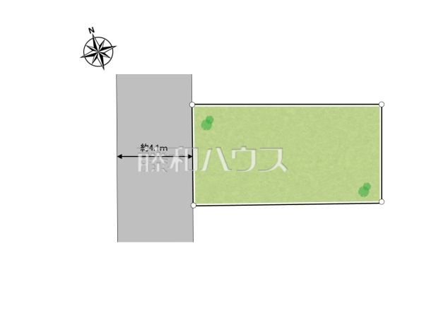 全体区画図　【朝霞市宮戸２丁目】