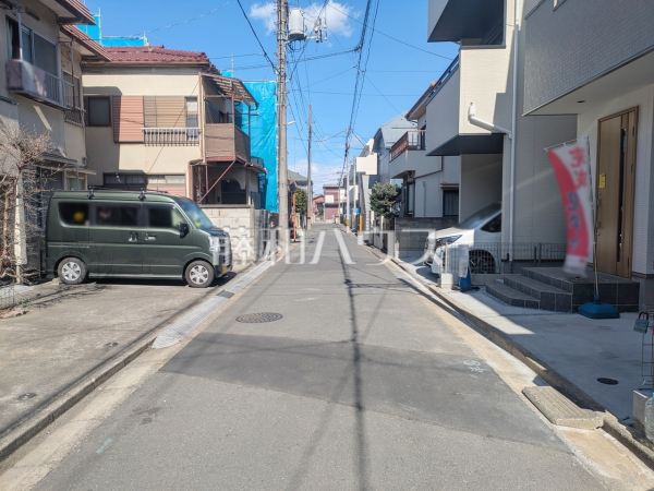 接道状況および現場風景　【朝霞市宮戸２丁目】