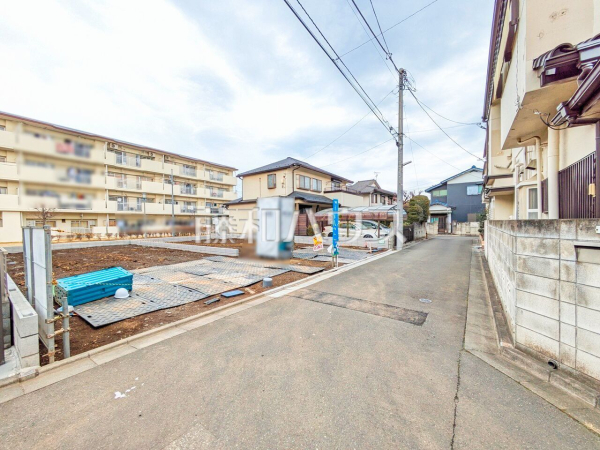 接道状況および現場風景　【小平市小川東町】