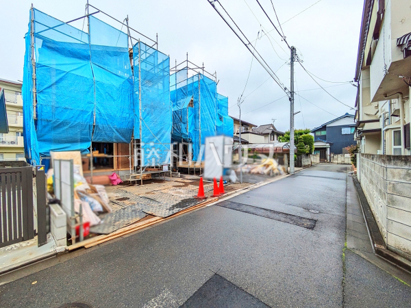 接道状況および現場風景　【小平市小川東町】