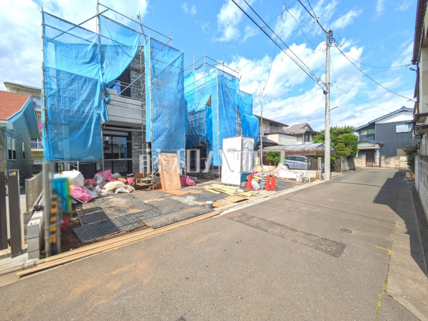 接道状況および現場風景　【小平市小川東町】