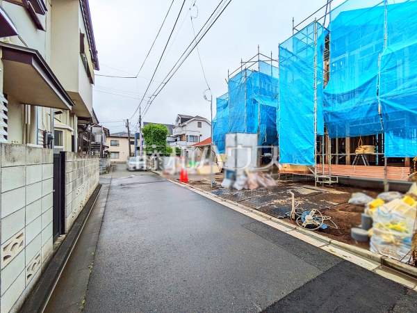 接道状況および現場風景　【小平市小川東町】