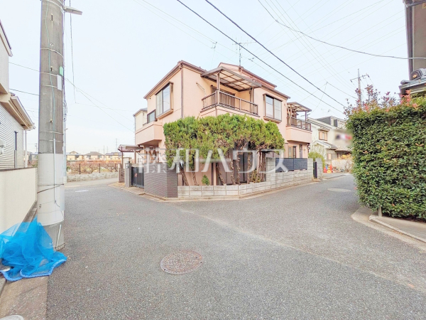 接道状況および現場風景　【練馬区石神井台８丁目】