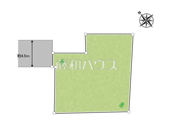 全体区画図　【昭島市田中町１丁目】
見学はしたいけど、なかなか時間が取れない…そんな方に出勤前や仕事終わりにマイホームを見学できるサポートをいたします。　