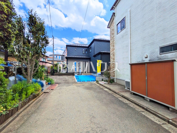 接道状況および現場風景　【昭島市田中町１丁目】